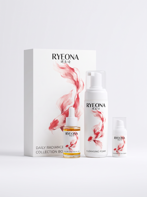 RYEONA Daily Radiance Collection Box — gift box with three products